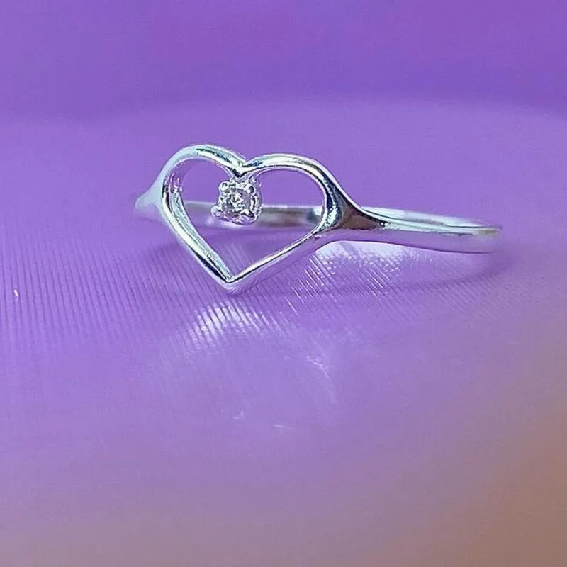 ANEL FALANGE CORAÇÃOZINHO E PONTO DE LUZ AP1418