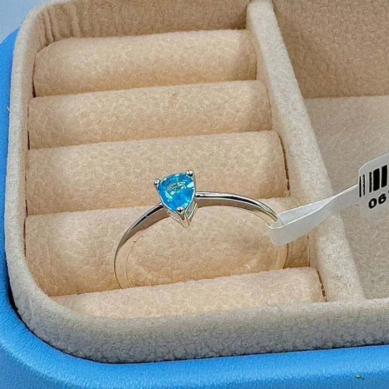 ANEL PEDRA OVAL AZUL CLARO AP2082