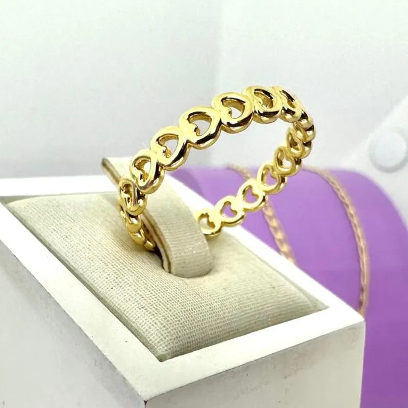 ANEL SEQUÊNCIA DE CORAÇÕES AO1453