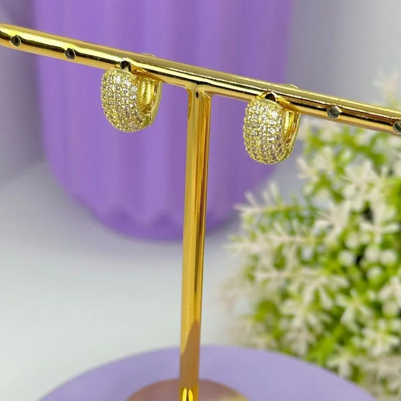 ARGOLA CLICK ROBUSTA 4 FILEIRAS ZIRCONIAS BO2160