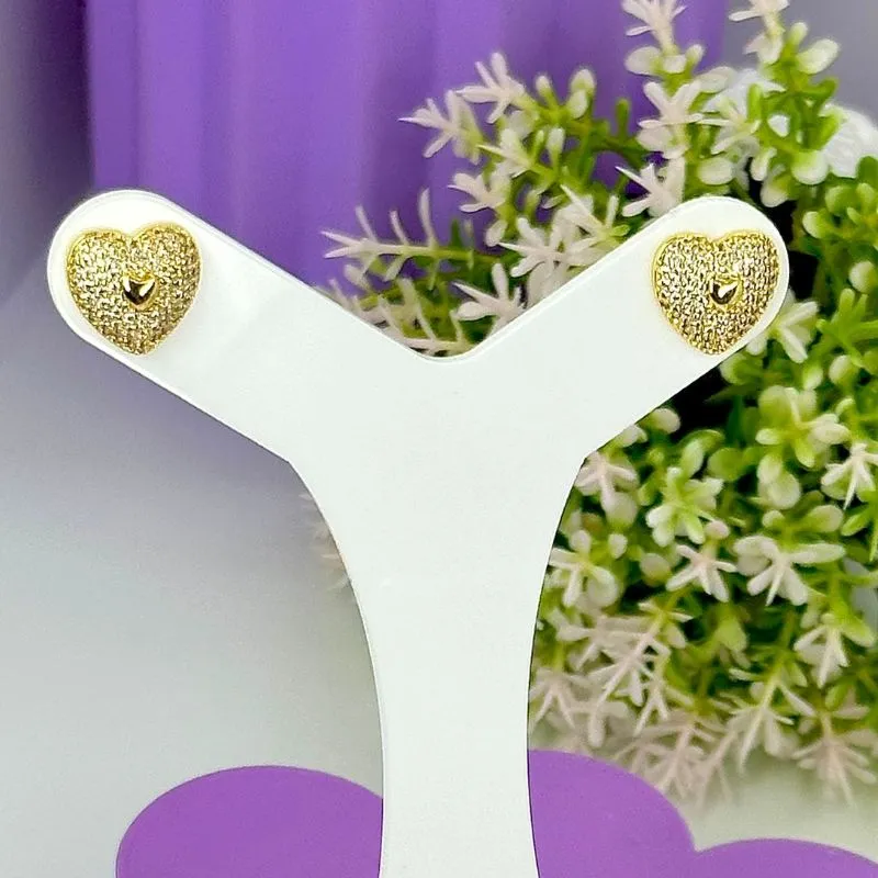 BRINCO GLAMOUR CORAÇÃO CRAVEJADO BO2169