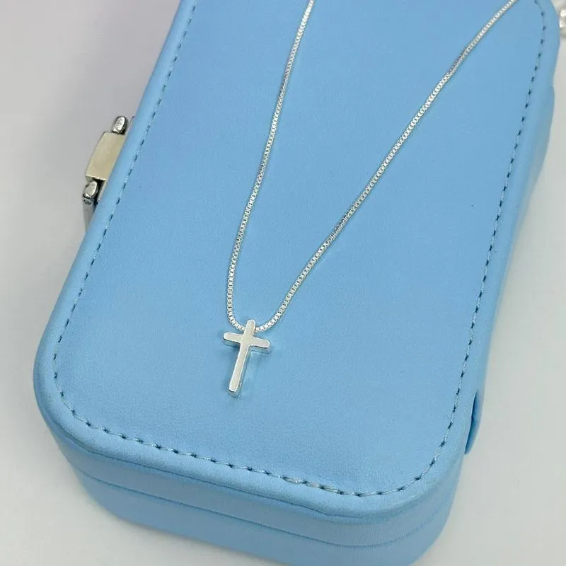 COLAR PING. CRUCIFIXO CHAPA MENOR CP2038