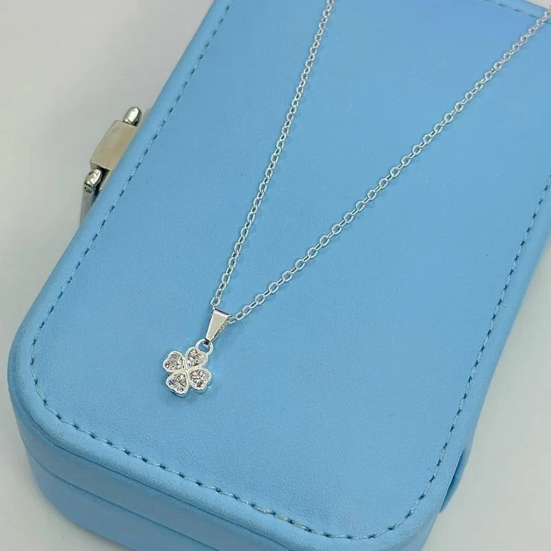 COLAR TREVO DA SORTE ZIRCÔNIAS CP2041