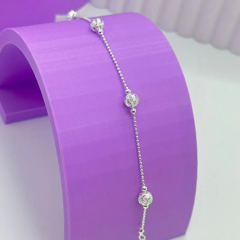 PULSEIRA MINI BOLINHAS E ESFERAS COM DETALHES PP1966