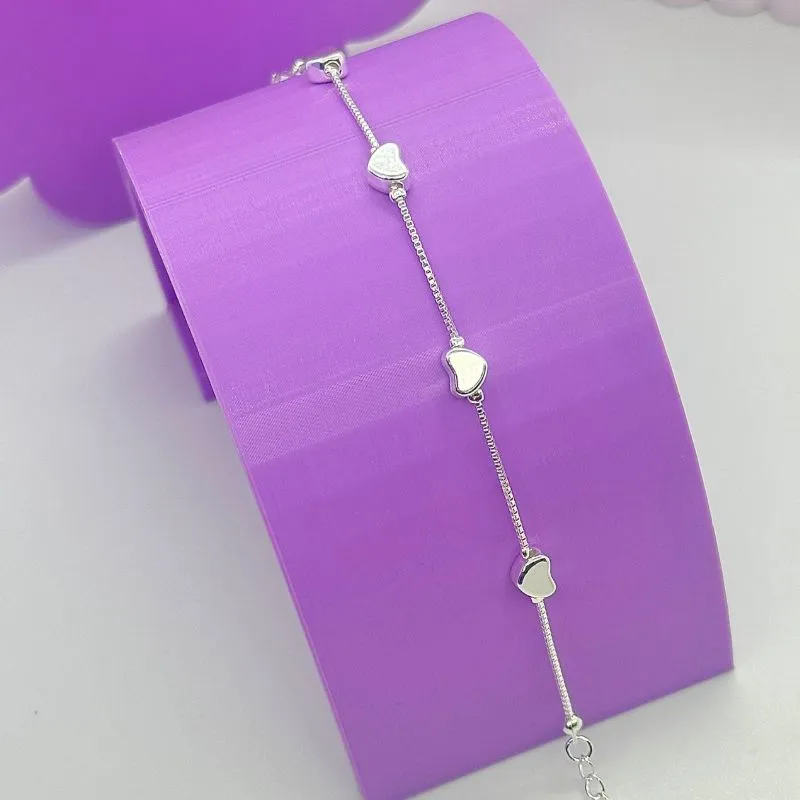 PULSEIRA VENEZIANA COM CORAÇÕES PP1968