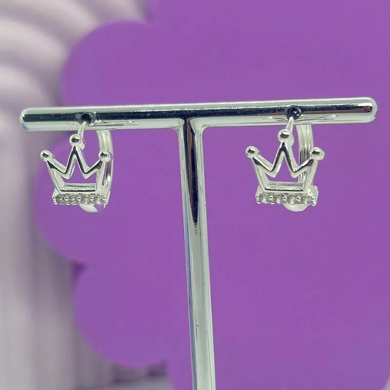 ARGOLA CLICK COROA CRAVEJADA BP2317