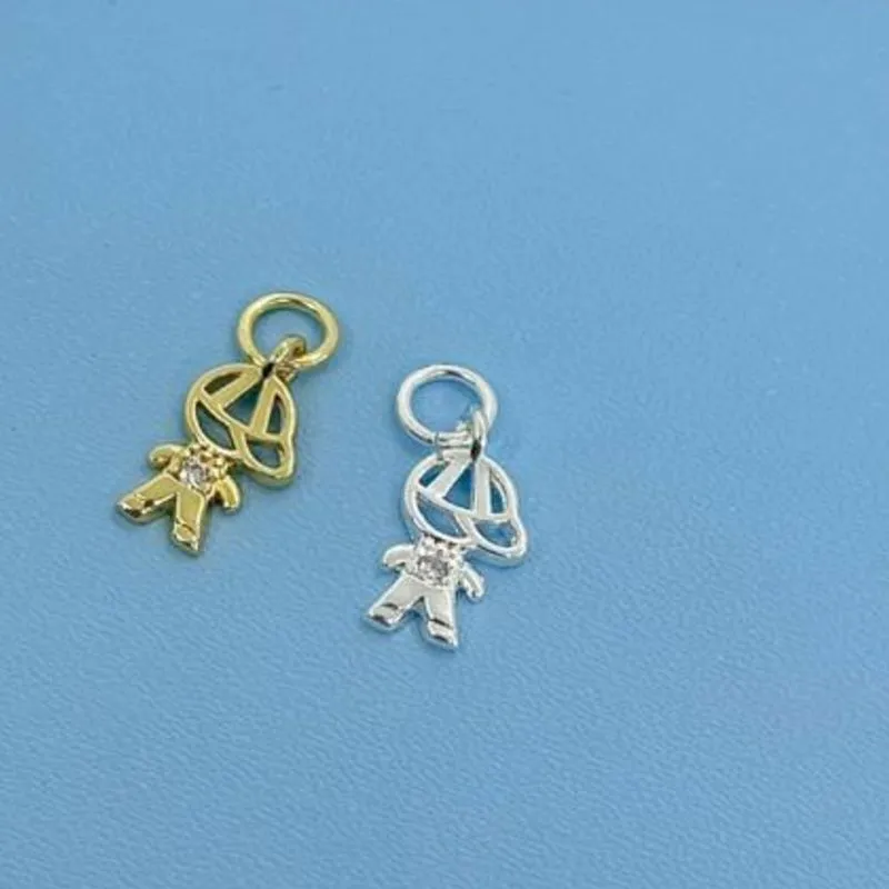 PINGENTE MENINO COM PONTO DE LUZ PGP2368