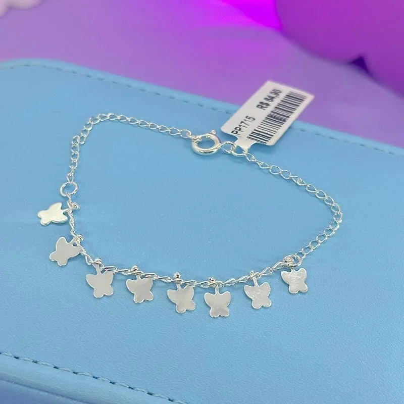 PULSEIRA INFANTIL BORBOLETINHAS PP1715