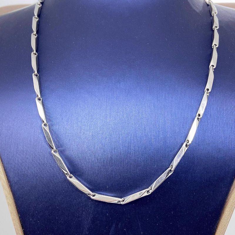 COLAR CHAPAS NAVETES 60CM AÇO 316L CS2656