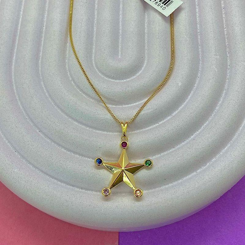 COLAR ESTRELA CADENTE COLOR CO683