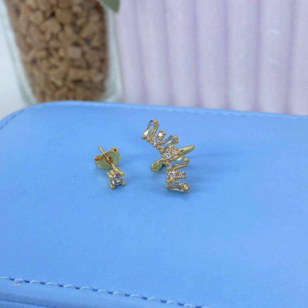 DUO PIERCING FAKE + PONTO DE LUZ BO1568